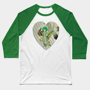 Green Heart Baseball T-Shirt